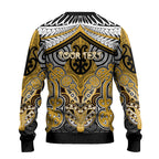 Aotearoa Iwi Ngati Tama Personalised Ugly Christmas Sweater Maori Kowhaiwhai Pattern