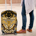 Aotearoa Iwi Ngati Tama Luggage Cover Maori Kowhaiwhai Pattern