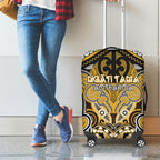 Aotearoa Iwi Ngati Tama Luggage Cover Maori Kowhaiwhai Pattern