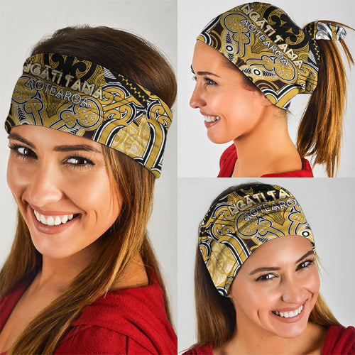 Aotearoa Iwi Ngati Tama Neck Gaiter Maori Kowhaiwhai Pattern
