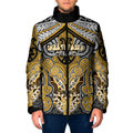 Aotearoa Iwi Ngati Tama Personalised Padded Jacket Maori Kowhaiwhai Pattern