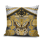 Aotearoa Iwi Ngati Tama Pillow Cover Maori Kowhaiwhai Pattern