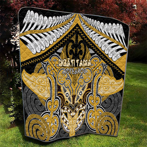 Aotearoa Iwi Ngati Tama Quilt Maori Kowhaiwhai Pattern