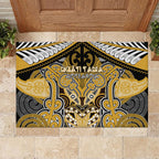 Aotearoa Iwi Ngati Tama Rubber Doormat Maori Kowhaiwhai Pattern