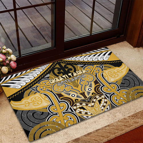 Aotearoa Iwi Ngati Tama Rubber Doormat Maori Kowhaiwhai Pattern