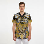 Aotearoa Iwi Ngati Tama Personalised Scrub Top Maori Kowhaiwhai Pattern