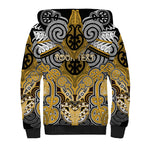 Aotearoa Iwi Ngati Tama Personalised Sherpa Hoodie Maori Kowhaiwhai Pattern