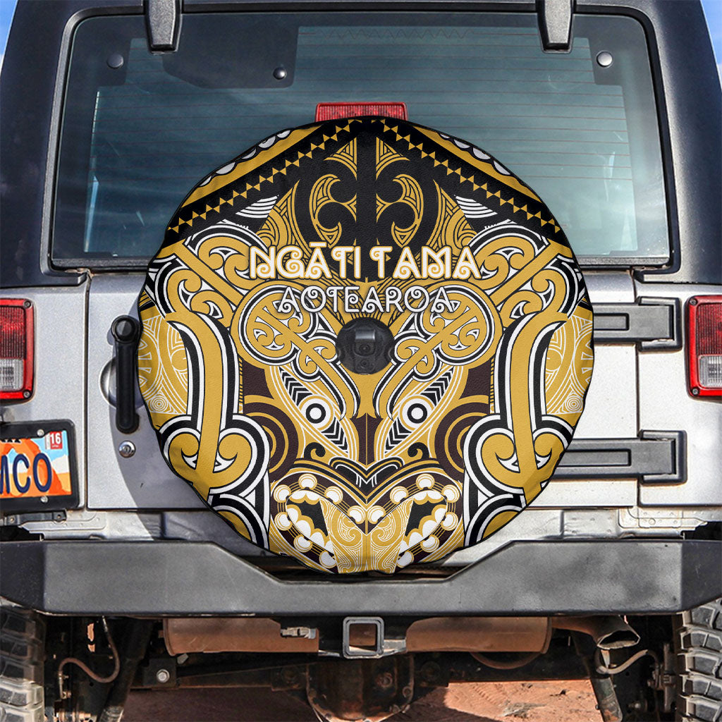 Aotearoa Iwi Ngati Tama Spare Tire Cover Maori Kowhaiwhai Pattern