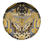 Aotearoa Iwi Ngati Tama Spare Tire Cover Maori Kowhaiwhai Pattern