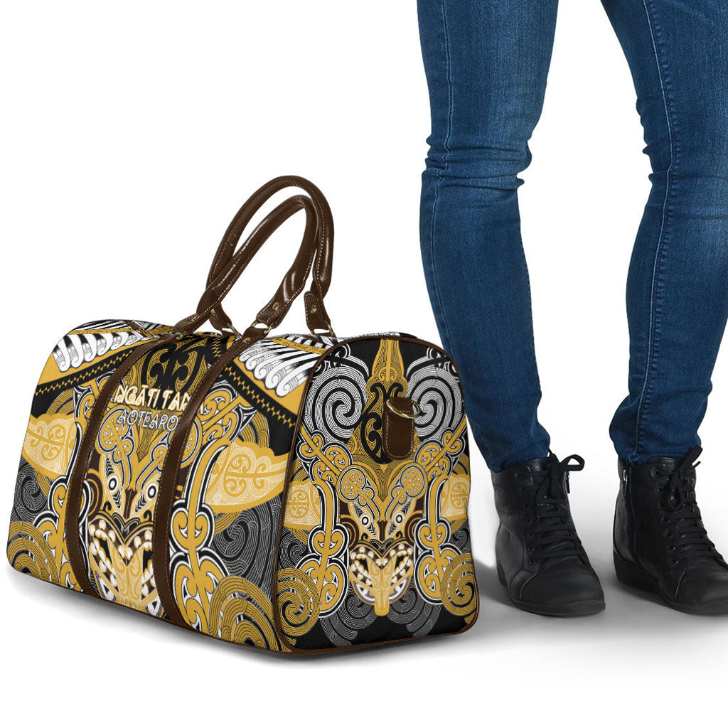 Aotearoa Iwi Ngati Tama Travel Bag Maori Kowhaiwhai Pattern