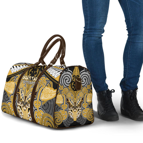 Aotearoa Iwi Ngati Tama Travel Bag Maori Kowhaiwhai Pattern