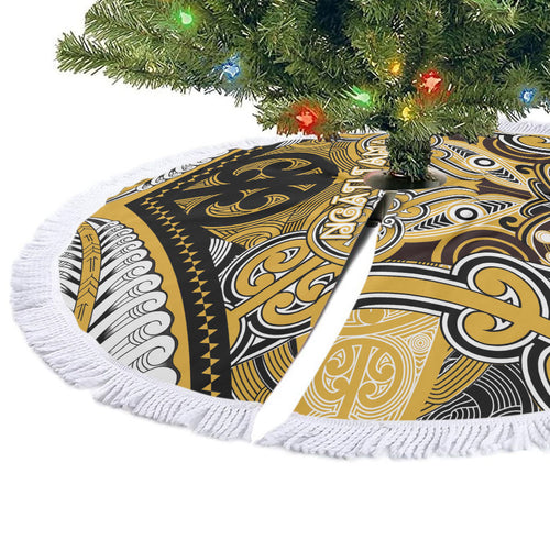 Aotearoa Iwi Ngati Tama Tree Skirt Maori Kowhaiwhai Pattern