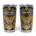 Aotearoa Iwi Ngati Tama Personalised Tumbler Cup Maori Kowhaiwhai Pattern