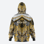 Aotearoa Iwi Ngati Tama Personalised Zip Hoodie Maori Kowhaiwhai Pattern