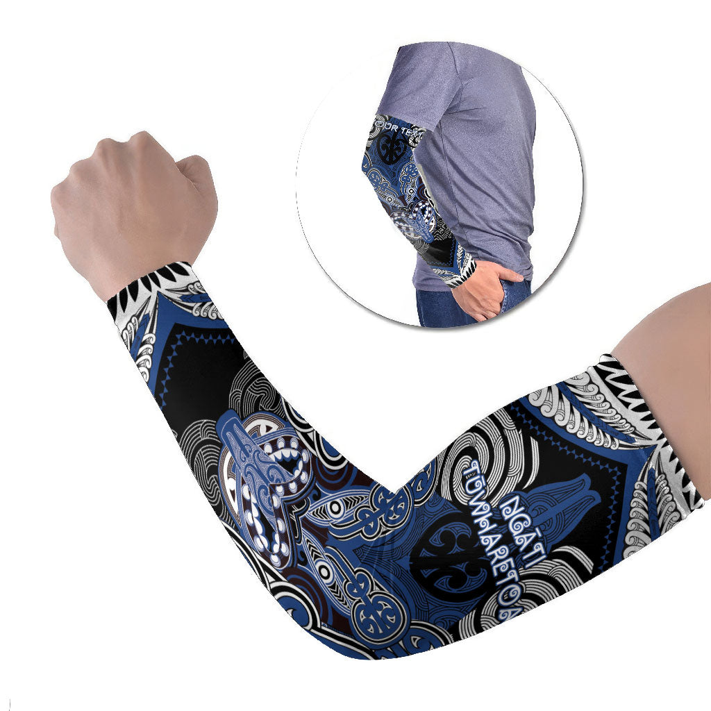 Aotearoa Iwi Ngati Tuwharetoa Personalised Arm Sleeves Maori Kowhaiwhai Pattern