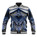 Aotearoa Iwi Ngati Tuwharetoa Personalised Baseball Jacket Maori Kowhaiwhai Pattern