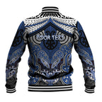 Aotearoa Iwi Ngati Tuwharetoa Personalised Baseball Jacket Maori Kowhaiwhai Pattern