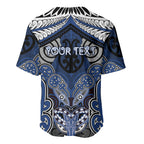 Aotearoa Iwi Ngati Tuwharetoa Personalised Baseball Jersey Maori Kowhaiwhai Pattern