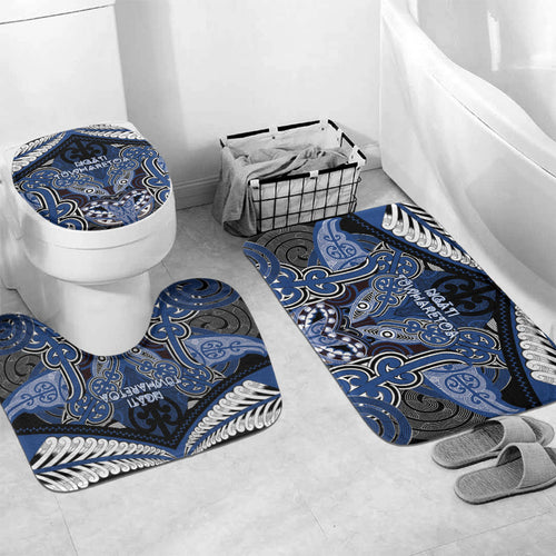 Aotearoa Iwi Ngati Tuwharetoa Bathroom Set Maori Kowhaiwhai Pattern