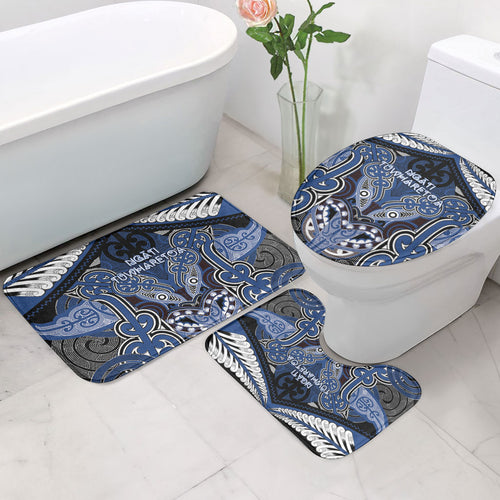 Aotearoa Iwi Ngati Tuwharetoa Bathroom Set Maori Kowhaiwhai Pattern