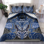 Aotearoa Iwi Ngati Tuwharetoa Bedding Set Maori Kowhaiwhai Pattern