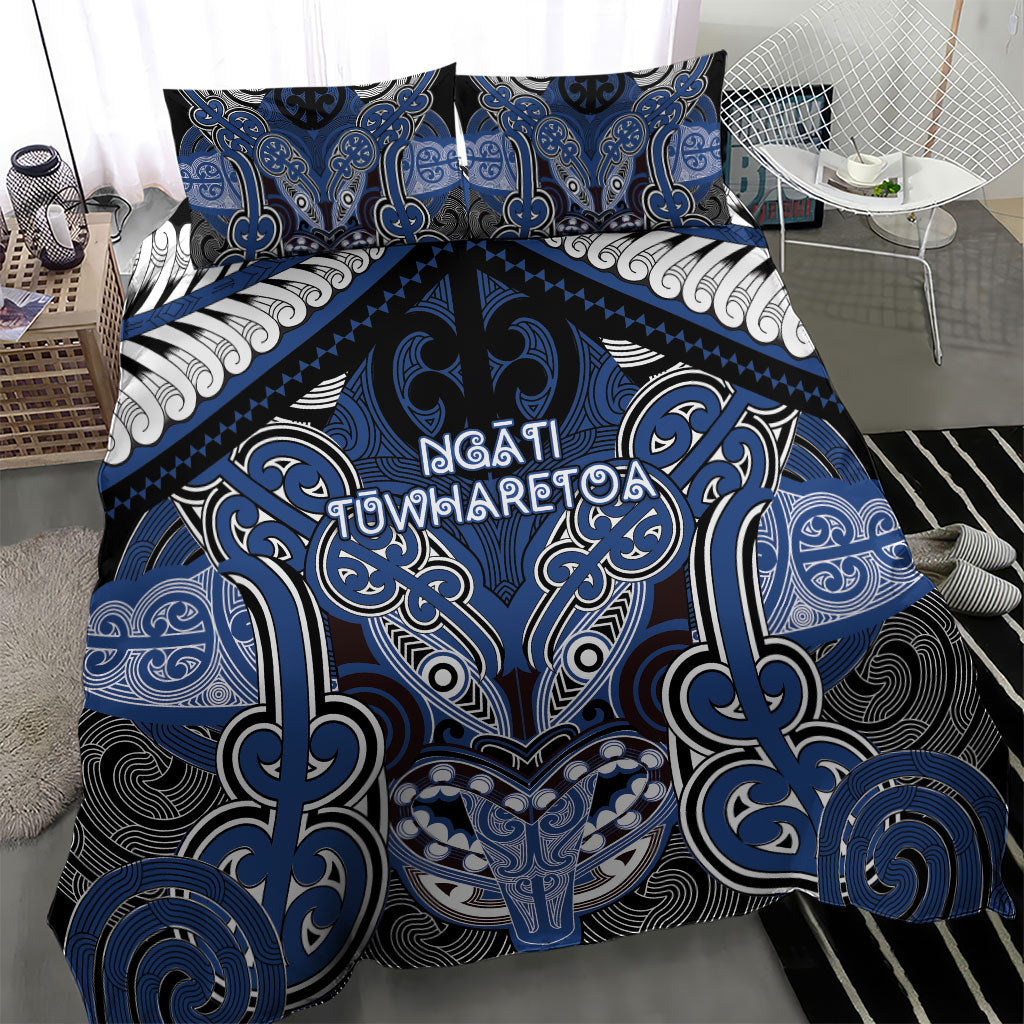 Aotearoa Iwi Ngati Tuwharetoa Bedding Set Maori Kowhaiwhai Pattern
