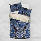 Aotearoa Iwi Ngati Tuwharetoa Bedding Set Maori Kowhaiwhai Pattern