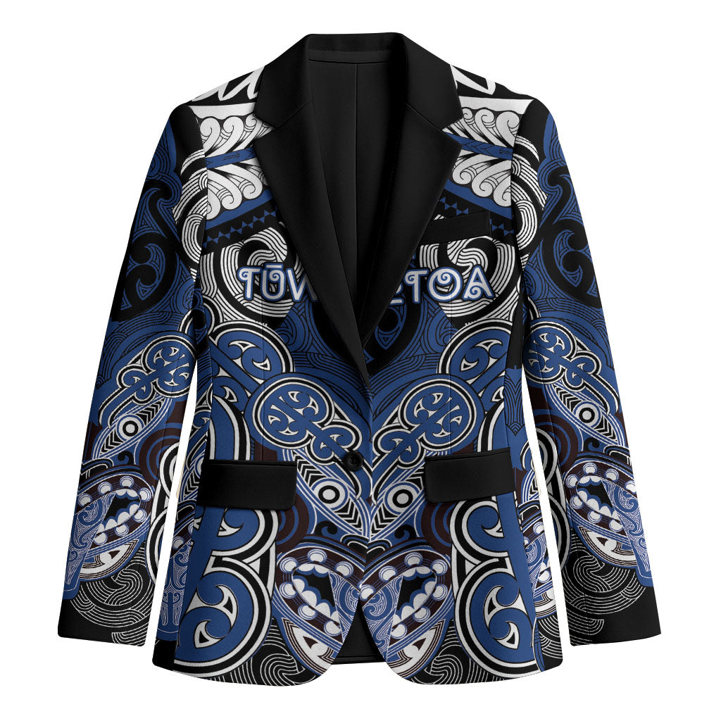 Aotearoa Iwi Ngati Tuwharetoa Personalised Blazer Maori Kowhaiwhai Pattern