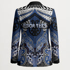Aotearoa Iwi Ngati Tuwharetoa Personalised Blazer Maori Kowhaiwhai Pattern