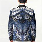 Aotearoa Iwi Ngati Tuwharetoa Personalised Blazer Maori Kowhaiwhai Pattern