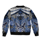 Aotearoa Iwi Ngati Tuwharetoa Personalised Bomber Jacket Maori Kowhaiwhai Pattern