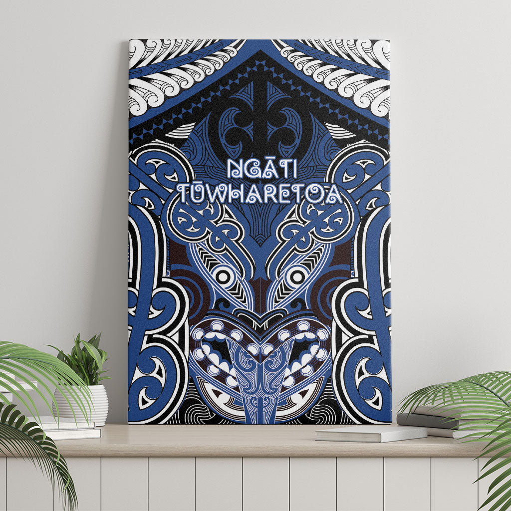 Aotearoa Iwi Ngati Tuwharetoa Canvas Wall Art Maori Kowhaiwhai Pattern