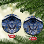 Aotearoa Iwi Ngati Tuwharetoa Personalised Ceramic Ornament Maori Kowhaiwhai Pattern