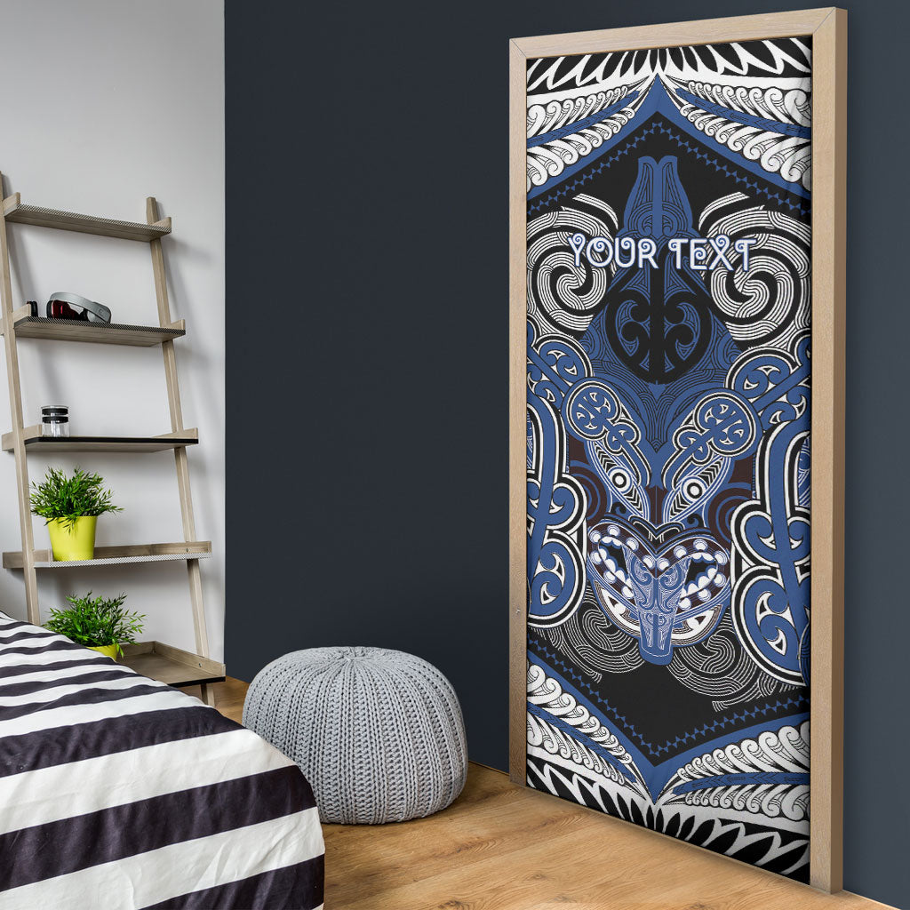 Aotearoa Iwi Ngati Tuwharetoa Personalised Door Cover Maori Kowhaiwhai Pattern