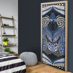 Aotearoa Iwi Ngati Tuwharetoa Personalised Door Cover Maori Kowhaiwhai Pattern