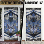 Aotearoa Iwi Ngati Tuwharetoa Personalised Door Cover Maori Kowhaiwhai Pattern