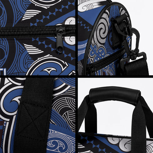 Aotearoa Iwi Ngati Tuwharetoa Duffle Bag Maori Kowhaiwhai Pattern