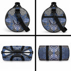 Aotearoa Iwi Ngati Tuwharetoa Duffle Bag Maori Kowhaiwhai Pattern
