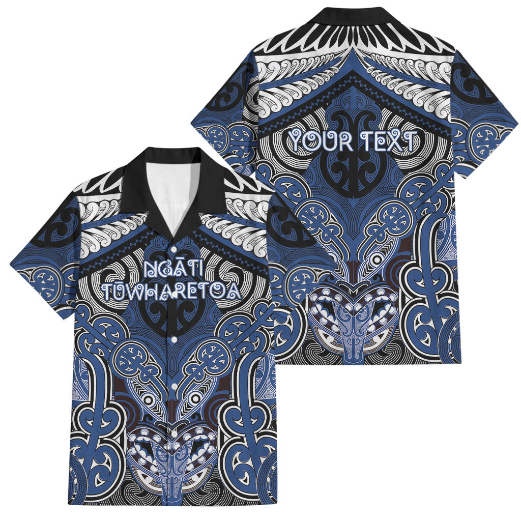 Aotearoa Iwi Ngati Tuwharetoa Personalised Family Matching Long Sleeve Bodycon Dress and Hawaiian Shirt Maori Kowhaiwhai Pattern