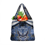 Aotearoa Iwi Ngati Tuwharetoa Grocery Bag Maori Kowhaiwhai Pattern