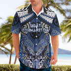 Aotearoa Iwi Ngati Tuwharetoa Personalised Hawaiian Shirt Maori Kowhaiwhai Pattern