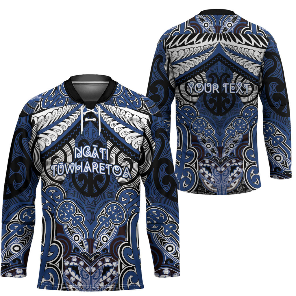Aotearoa Iwi Ngati Tuwharetoa Personalised Hockey Jersey Maori Kowhaiwhai Pattern
