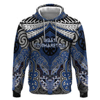 Aotearoa Iwi Ngati Tuwharetoa Personalised Hoodie Maori Kowhaiwhai Pattern