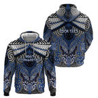 Aotearoa Iwi Ngati Tuwharetoa Personalised Hoodie Maori Kowhaiwhai Pattern