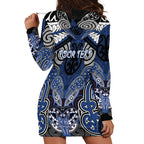 Aotearoa Iwi Ngati Tuwharetoa Personalised Hoodie Dress Maori Kowhaiwhai Pattern