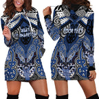 Aotearoa Iwi Ngati Tuwharetoa Personalised Hoodie Dress Maori Kowhaiwhai Pattern