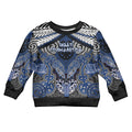 Aotearoa Iwi Ngati Tuwharetoa Personalised Kid Ugly Christmas Sweater Maori Kowhaiwhai Pattern