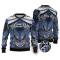 Aotearoa Iwi Ngati Tuwharetoa Personalised Ugly Christmas Sweater Maori Kowhaiwhai Pattern