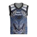 Aotearoa Iwi Ngati Tuwharetoa Personalised Christmas Knitted V-Neck Vest Maori Kowhaiwhai Pattern