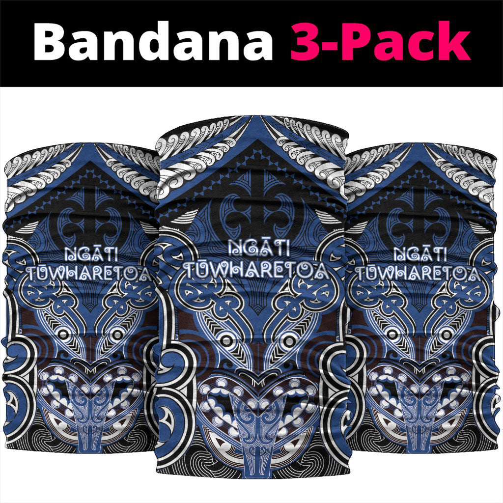 Aotearoa Iwi Ngati Tuwharetoa Neck Gaiter Maori Kowhaiwhai Pattern